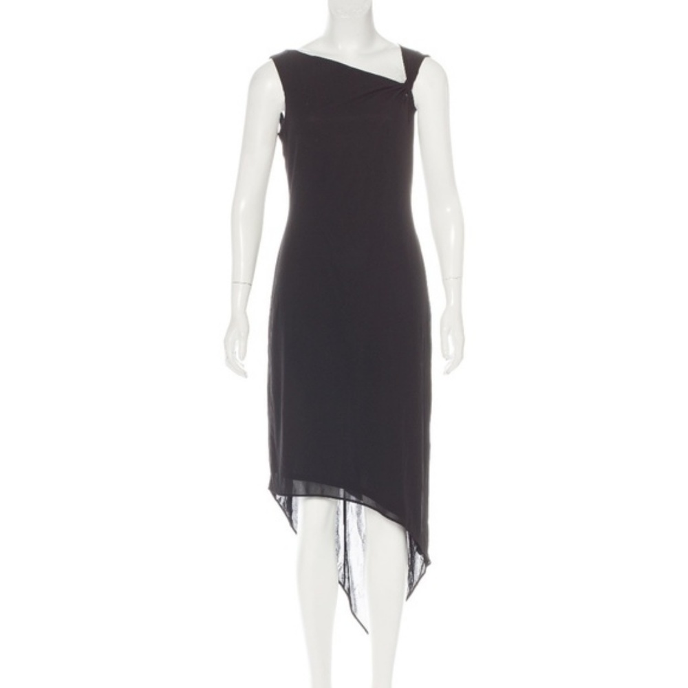 David Meister Asymmetric Sheath Knotted Shoulder